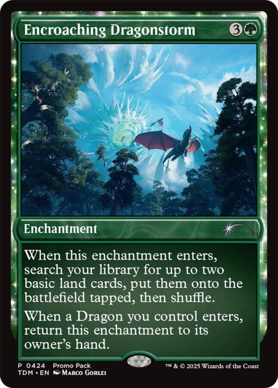 Encroaching Dragonstorm - Foil