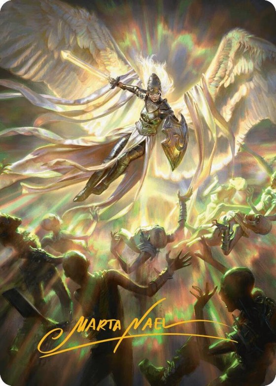 Vanquish the Horde Art Card - Gold Stamped Signature