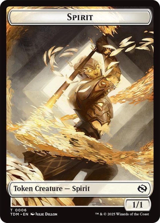 Spirit (0006) // Spirit (0007) Double-Sided Token - Foil