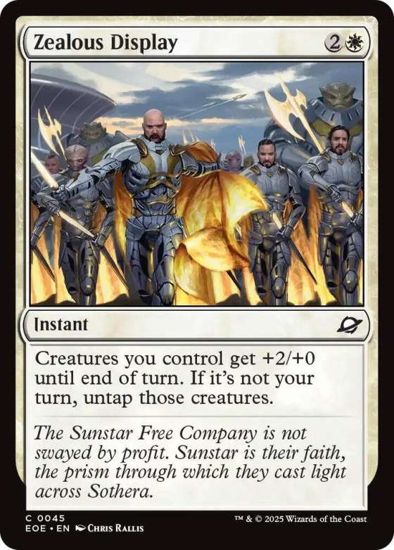 Zealous Display - Foil