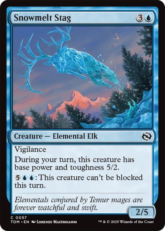 Snowmelt Stag