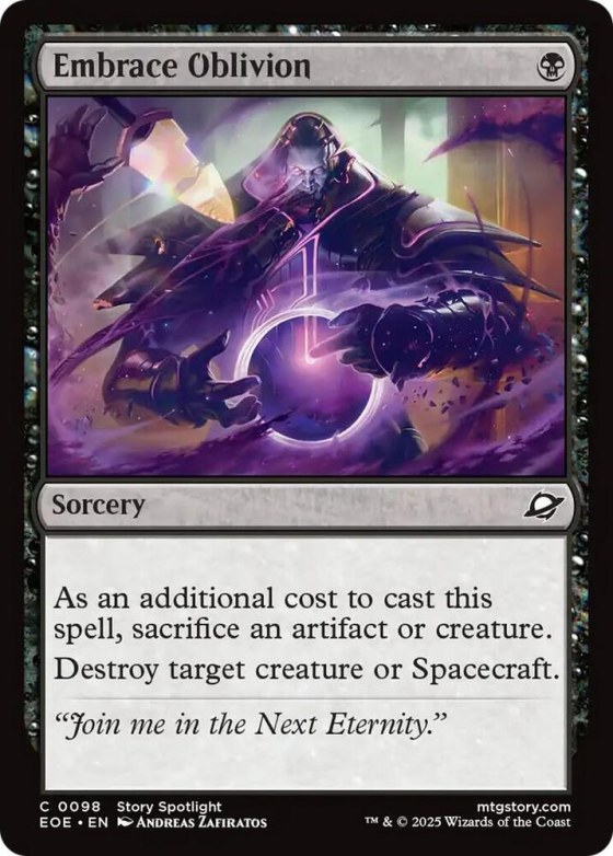 Embrace Oblivion - Foil