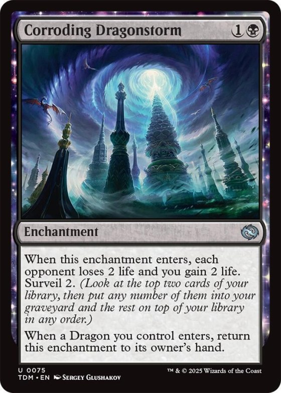 Corroding Dragonstorm - Foil