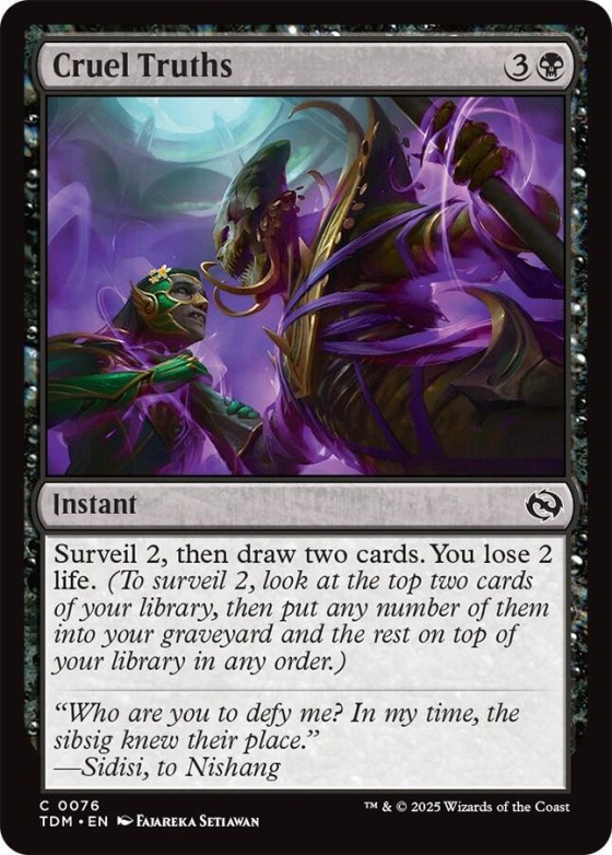 Cruel Truths - Foil