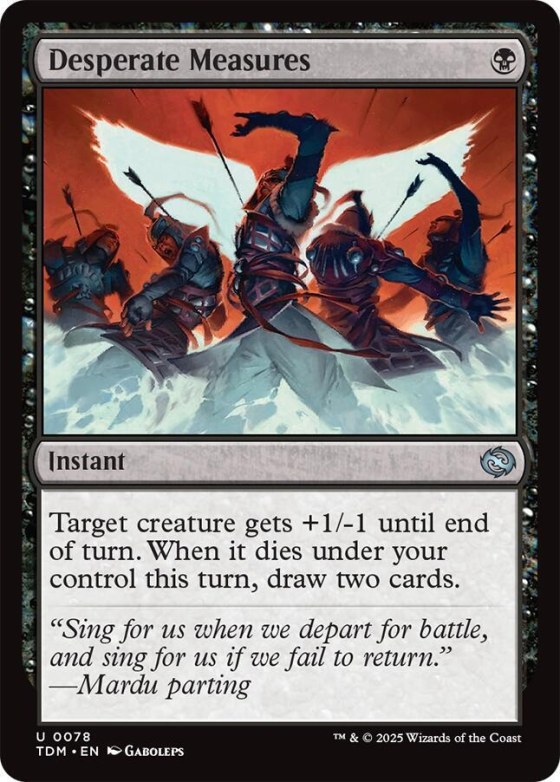 Desperate Measures - Foil