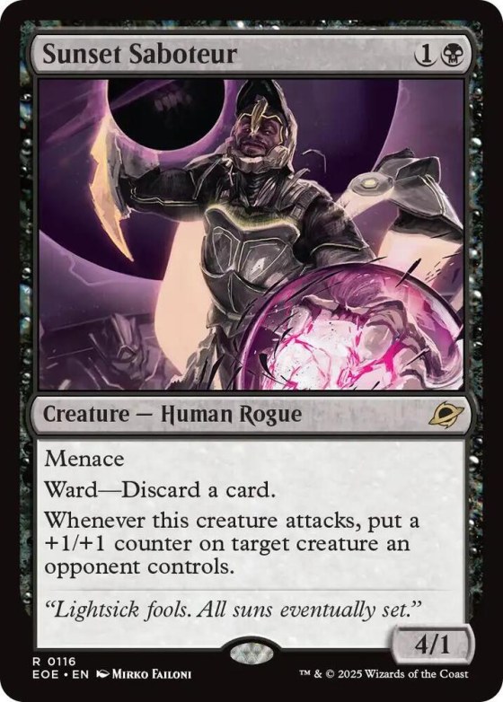 Sunset Saboteur - Foil