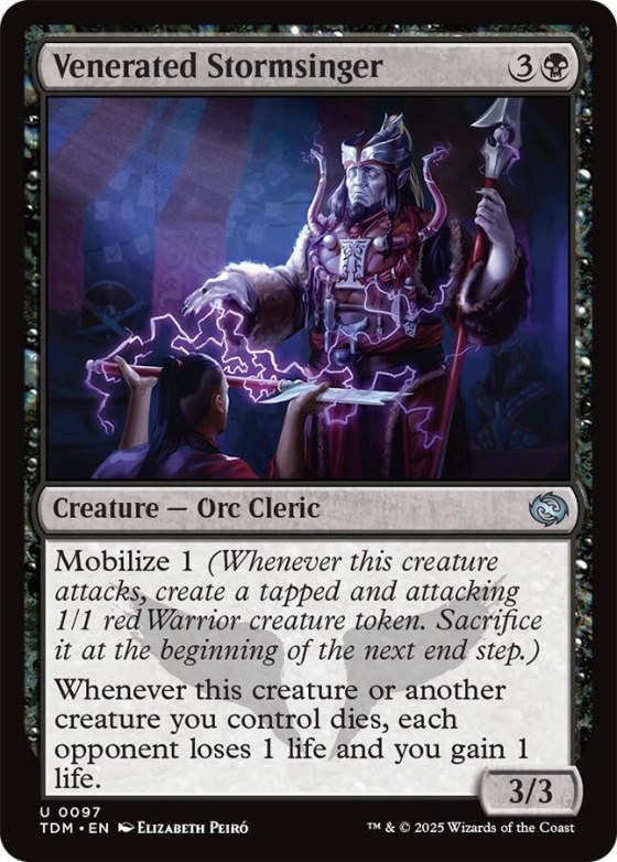 Venerated Stormsinger - Foil