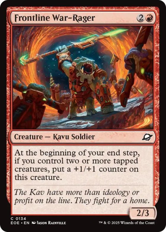 Frontline War-Rager - Foil