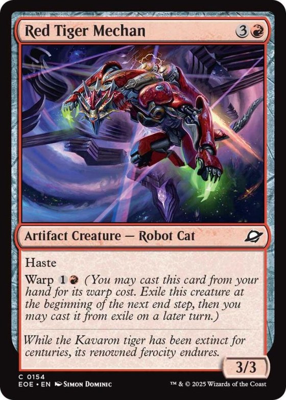 Red Tiger Mechan - Foil