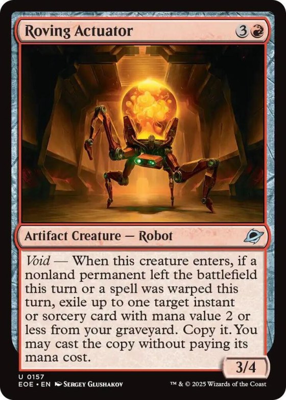 Roving Actuator - Foil