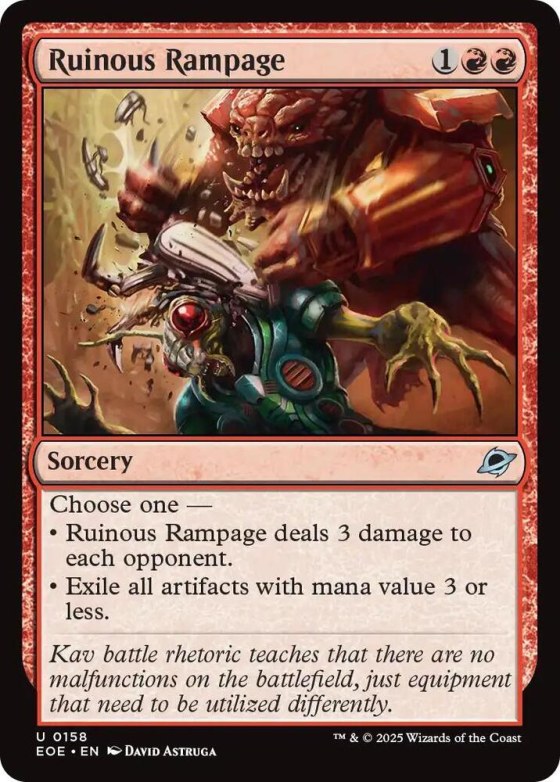 Ruinous Rampage - Foil