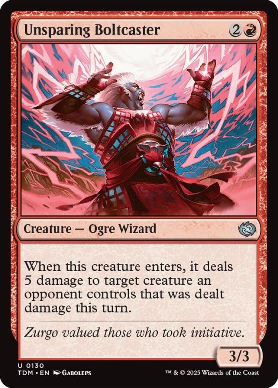 Unsparing Boltcaster - Foil