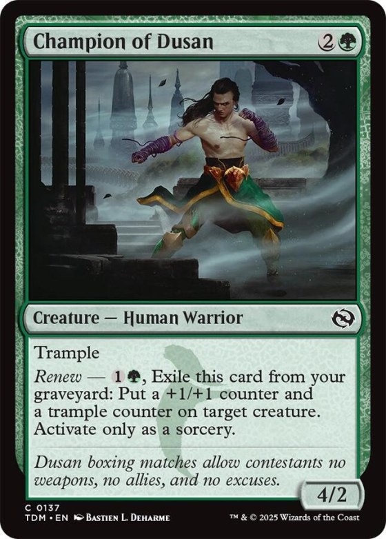 Champion of Dusan - Foil