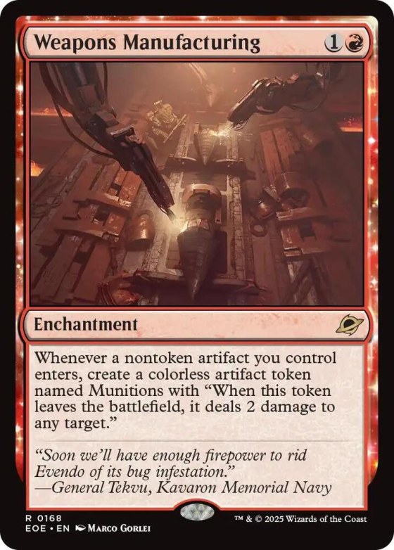 Weapons Manufacturing - Foil
