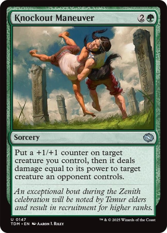 Knockout Maneuver - Foil