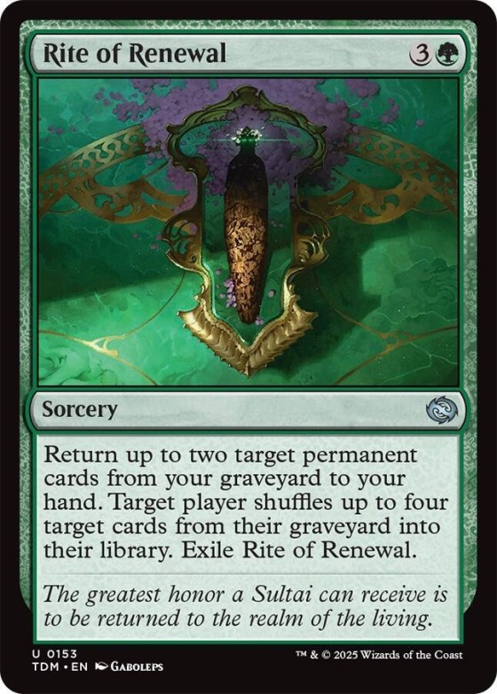 Rite of Renewal - Foil