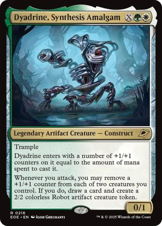 Dyadrine, Synthesis Amalgam - Foil