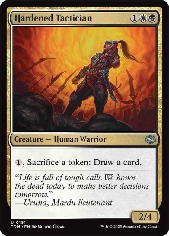 Hardened Tactician - Foil