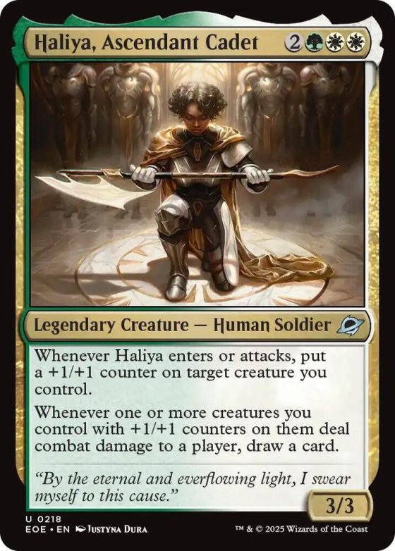 Haliya, Ascendant Cadet - Foil