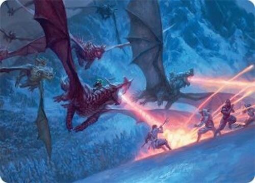 Dragonback Assault Art Card