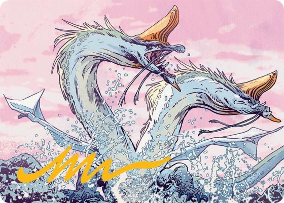 Twinmaw Stormbrood Art Card - Gold Stamped Signature