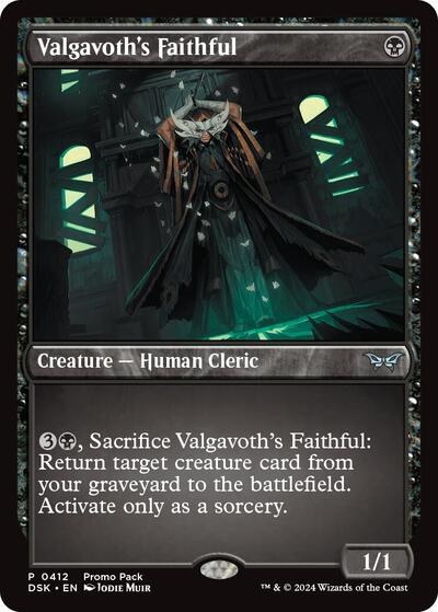 Valgavoth's Faithful - Foil