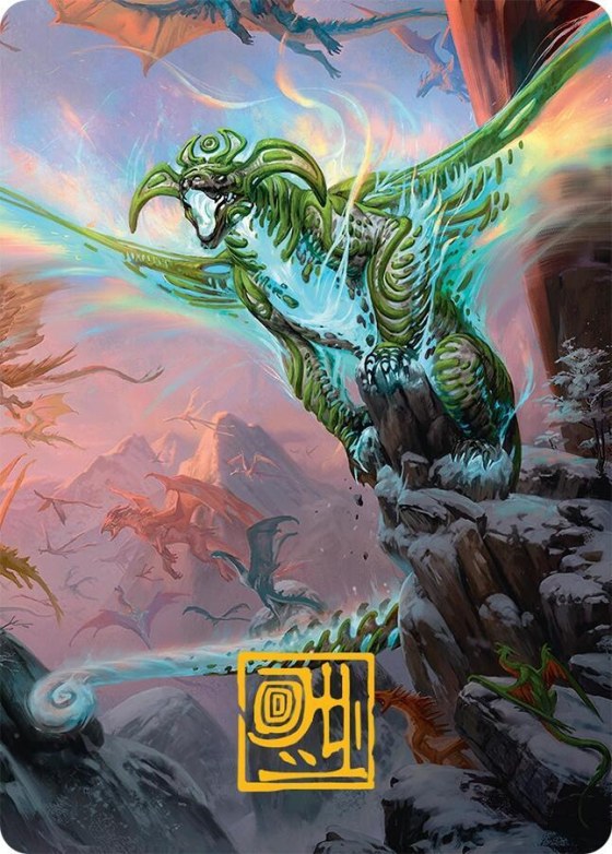 Ureni of the Unwritten Art Card - Gold Stamped Signature