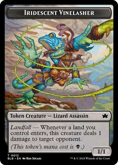 Iridescent Vinelasher Token - Normal Iridescent Vinelasher T