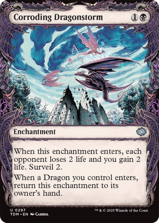 Corroding Dragonstorm - Foil