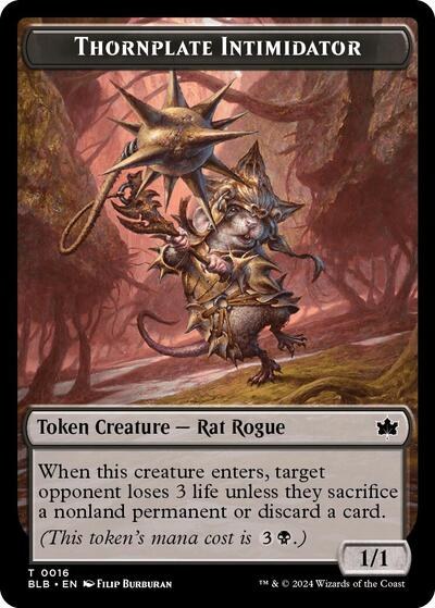 Thornplate Intimidator Token - Normal Thornplate Intimidator 
