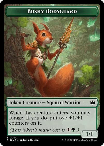 Bushy Bodyguard Token - Normal Bushy Bodyguard Token