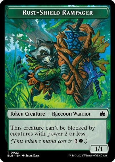 Rust-Shield Rampager Token - Normal Rust Shield Rampager To