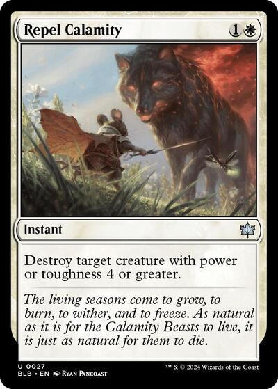 Repel Calamity - Foil Repel Calamity