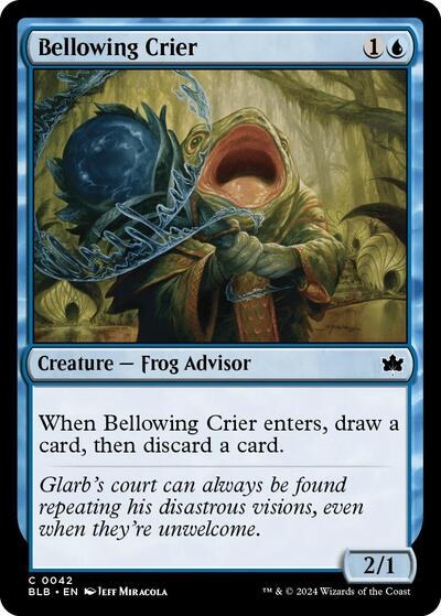 Bellowing Crier - Foil