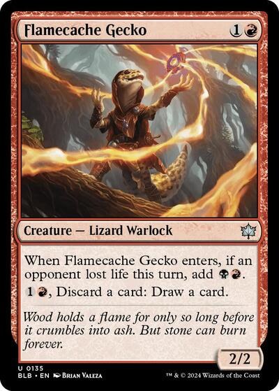 Flamecache Gecko - Foil