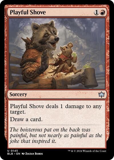 Playful Shove - Foil