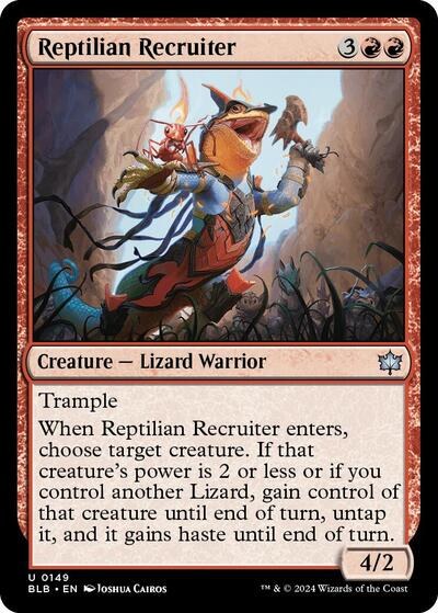 Reptilian Recruiter - Foil