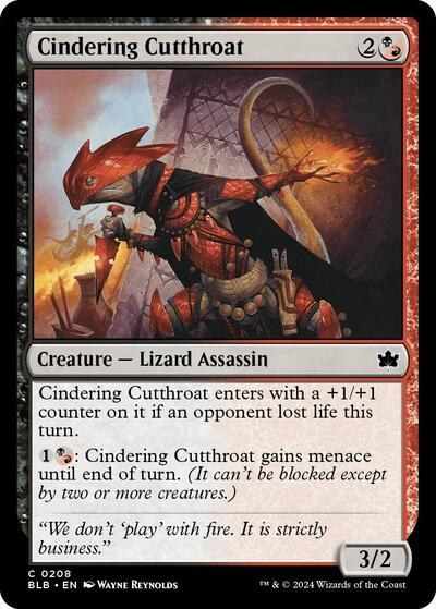 Cindering Cutthroat - Foil