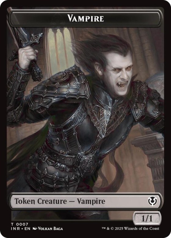 Vampire (0007) // Vampire (0008) Double-Sided Token - Foil