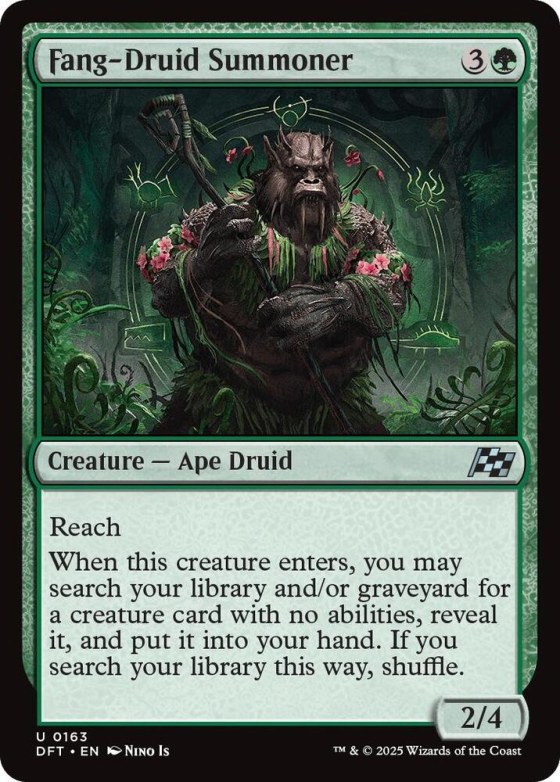 Fang-Druid Summoner - Foil