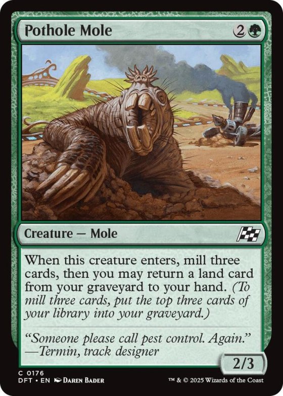 Pothole Mole - Foil
