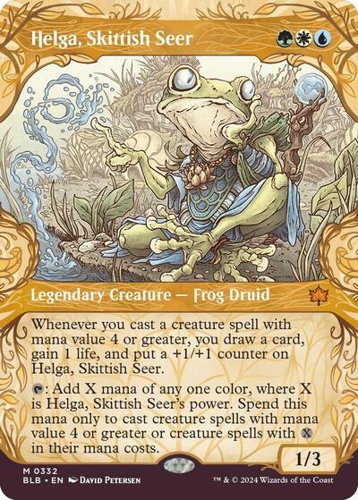 Helga, Skittish Seer - Foil