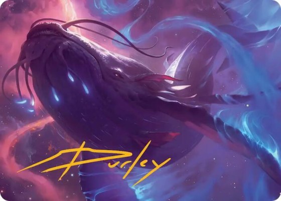 Starbreach Whale Art Card - Gold Stamped Signature