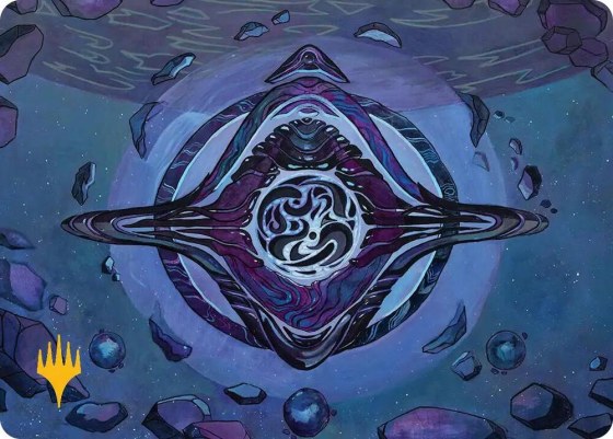 Archenemy's Charm Art Card - Gold Stamped Planeswalker Symb