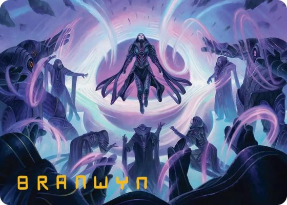 Chorale of the Void Art Card - Gold Stamped Signature