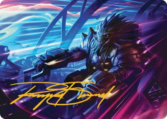 Tannuk, Steadfast Second Art Card - Gold Stamped Signature