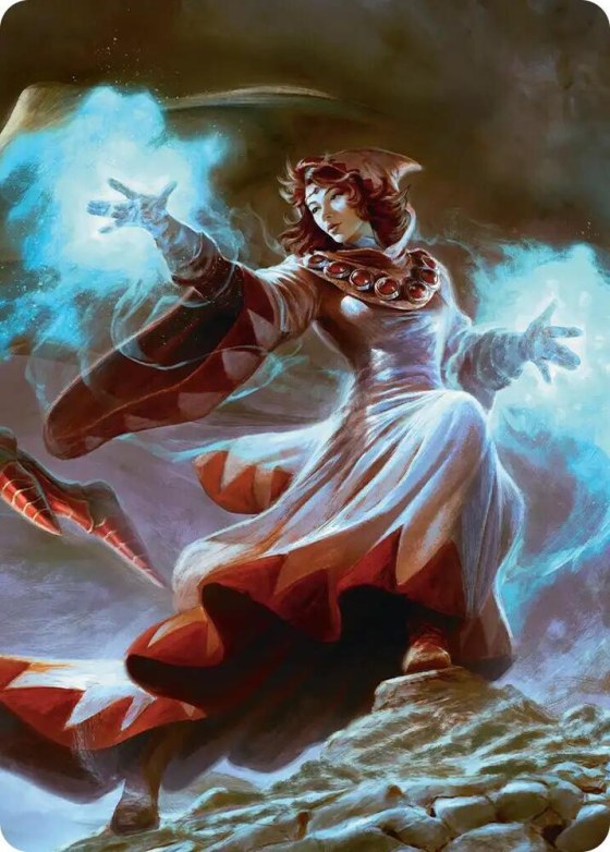 The Destined White Mage Scene Art Card - Normal The Destined White Mage