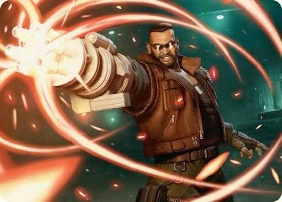 Barret Wallace Art Card - Normal Barret Wallace Art Card
