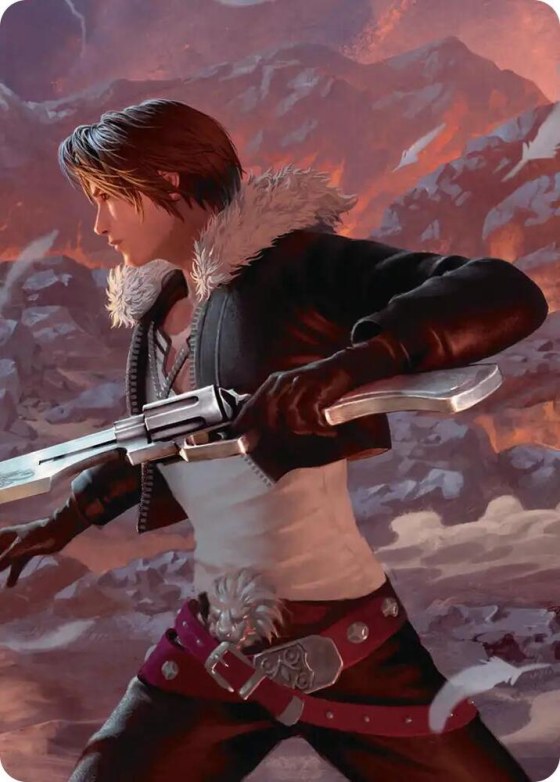 Squall, Gunblade Duelist Scene Art Card - Normal Squall Gunblade Duelist