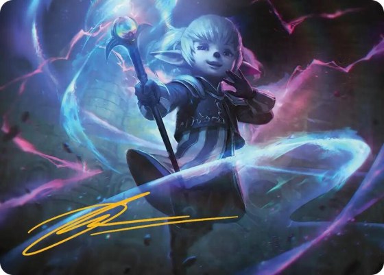 Shantotto, Tactician Magician Art Card - Gold Stamped Signature